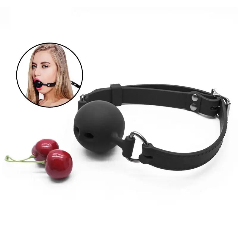 BDSM - Silicone Ball Gag - Frisky Business Adult Sex Toys Shop