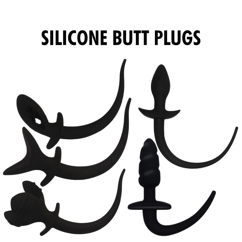 BDSM - Silicone Butt Plug Tail - FRISKY BUSINESS SG