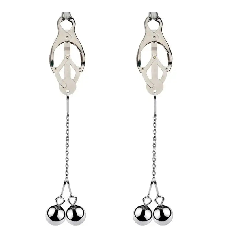 Butterfly - Weighted Nipple Clamps - Frisky Business Adult Sex Toys Shop