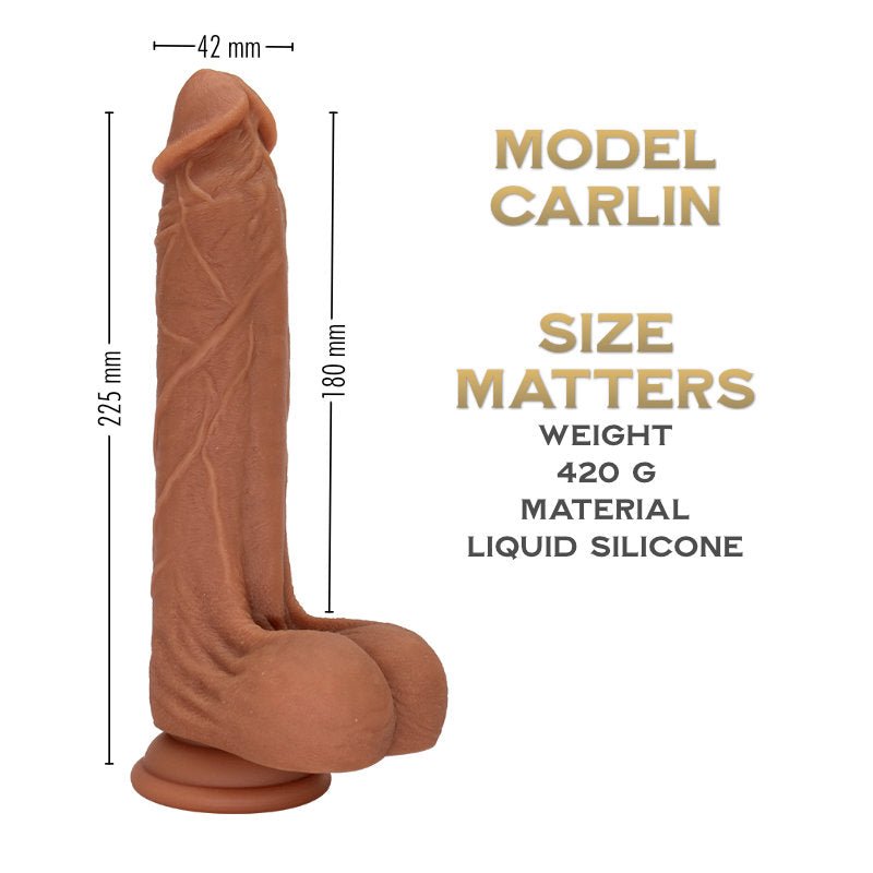 Carlin 22 cm - Captain Series Realistic Silicone Dildo - FRISKY BUSINESS SG
