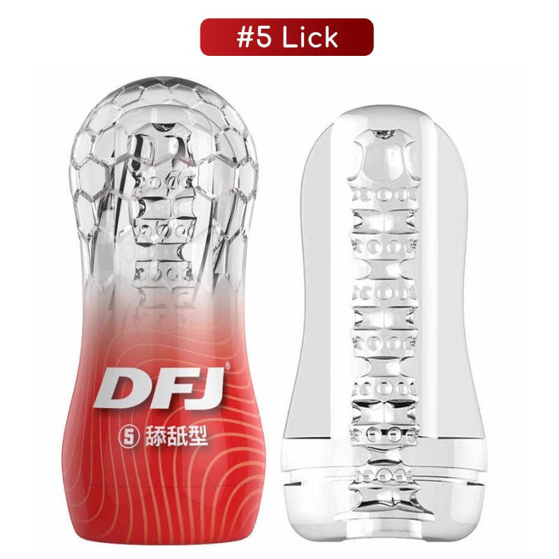 DFJ - 6 Sensations Male Stroker - FRISKY BUSINESS SG