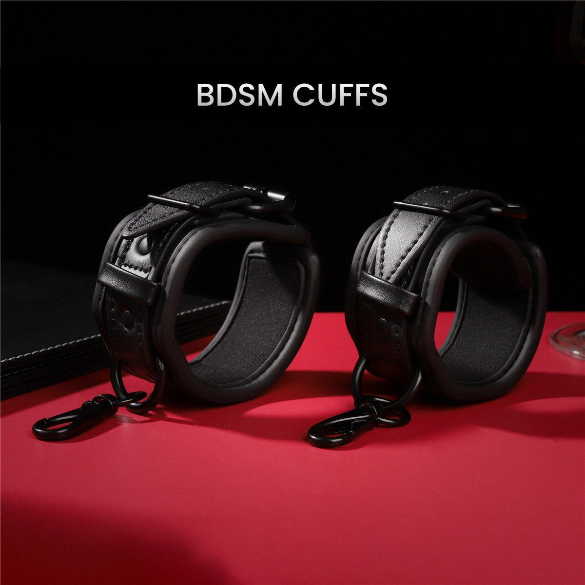 Dominate Me – PU Leather Cuffs | FRISKY BUSINESS SG