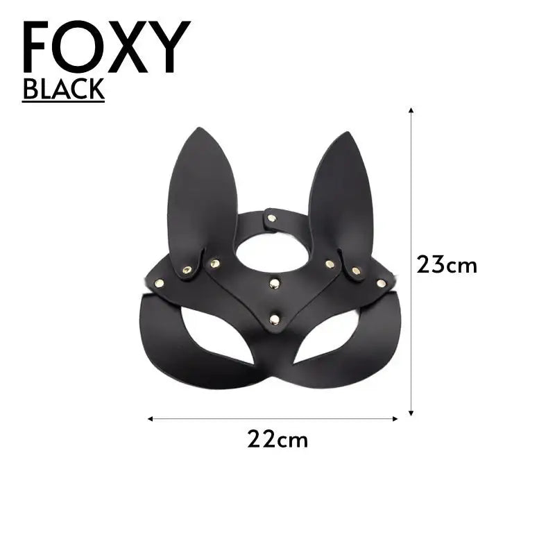 Foxy - Leather Mask - Frisky Business Adult Sex Toys Shop