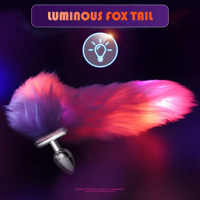 Glowing Fox Tail Butt Plug | FRISKY BUSINESS SG