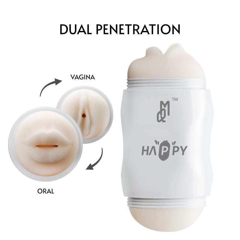 Happy Double - Dual Penetration Male Stroker - FRISKY BUSINESS SG