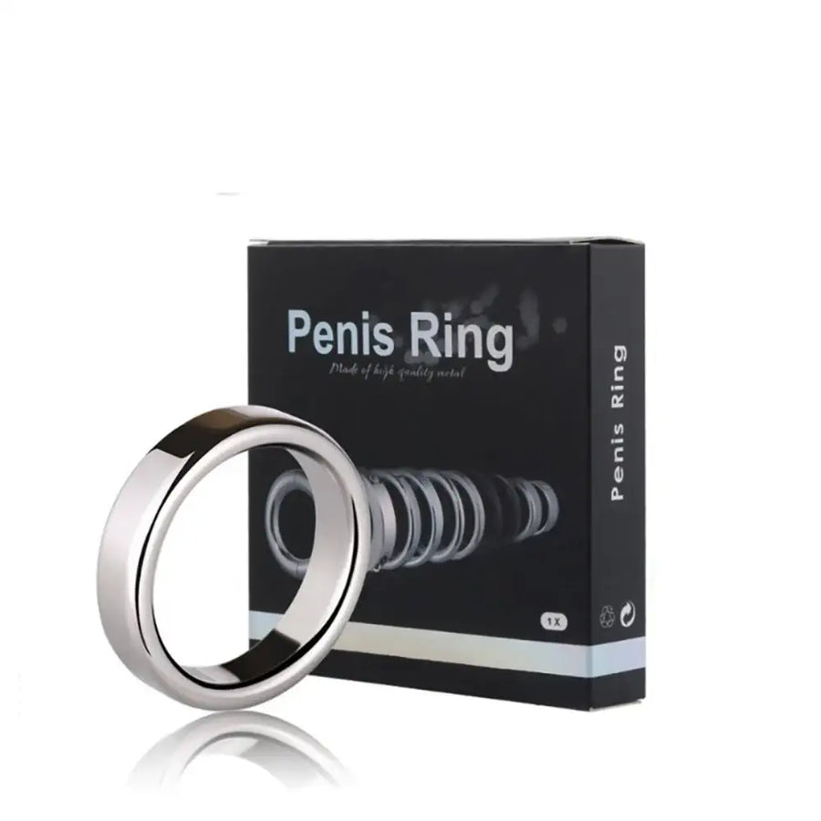 Heavy Stainless Steel Penis Ring - Frisky Business Adult Sex Toys Shop
