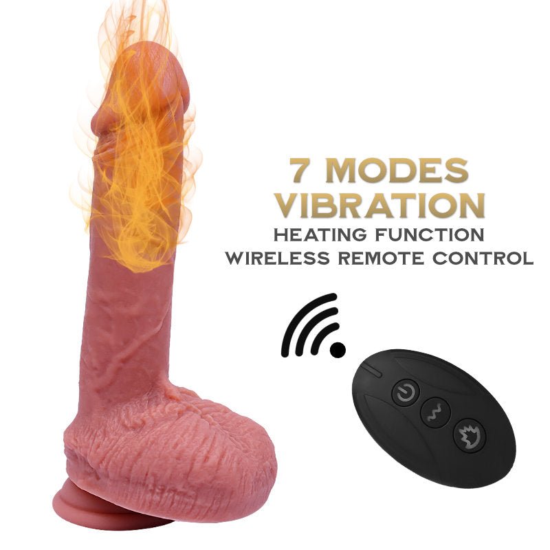 Hyperion - Realistic Vibrating and Rotating Dildo - FRISKY BUSINESS SG