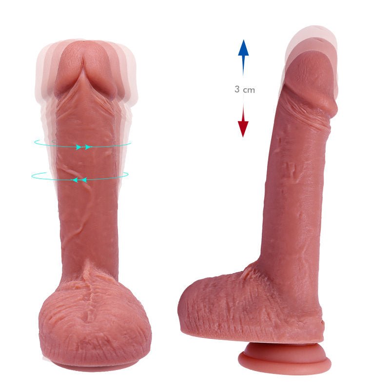 Hyperion - Realistic Vibrating and Rotating Dildo - FRISKY BUSINESS SG