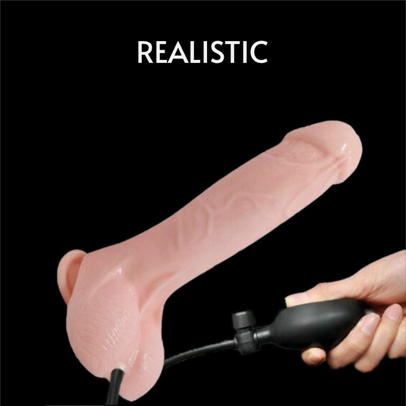 Inflatable Dildo With Suction Cup - FRISKY BUSINESS SG