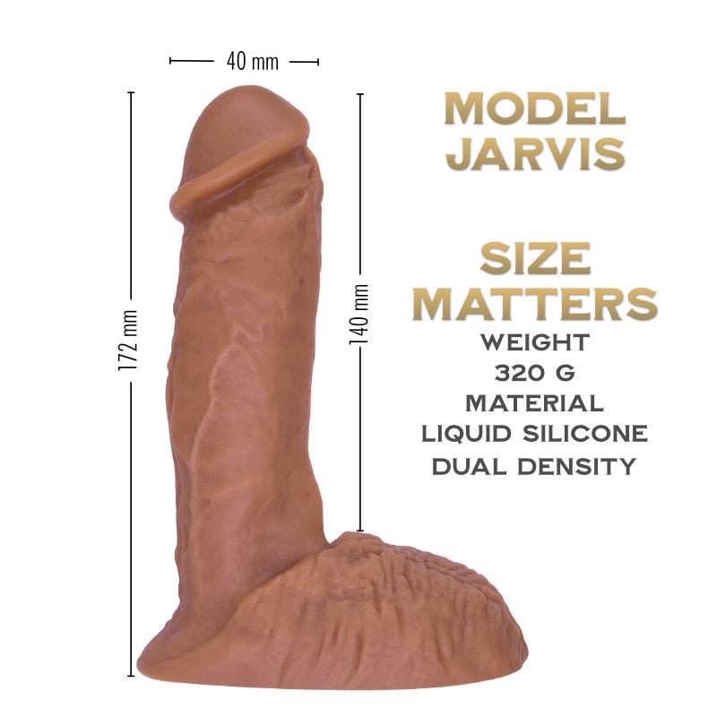 Jarvis 17 cm - Colonel Series Realistic Silicone Dildo - FRISKY BUSINESS SG