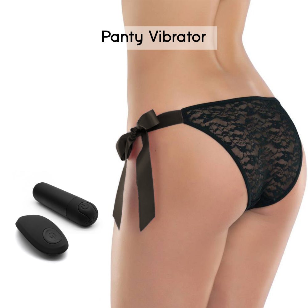 Lace Panty - Bullet Vibrator - FRISKY BUSINESS SG