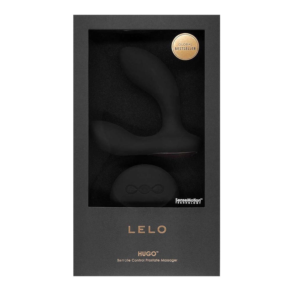 LELO - Hugo Remote Control Prostate Massager - Black - FRISKY BUSINESS SG