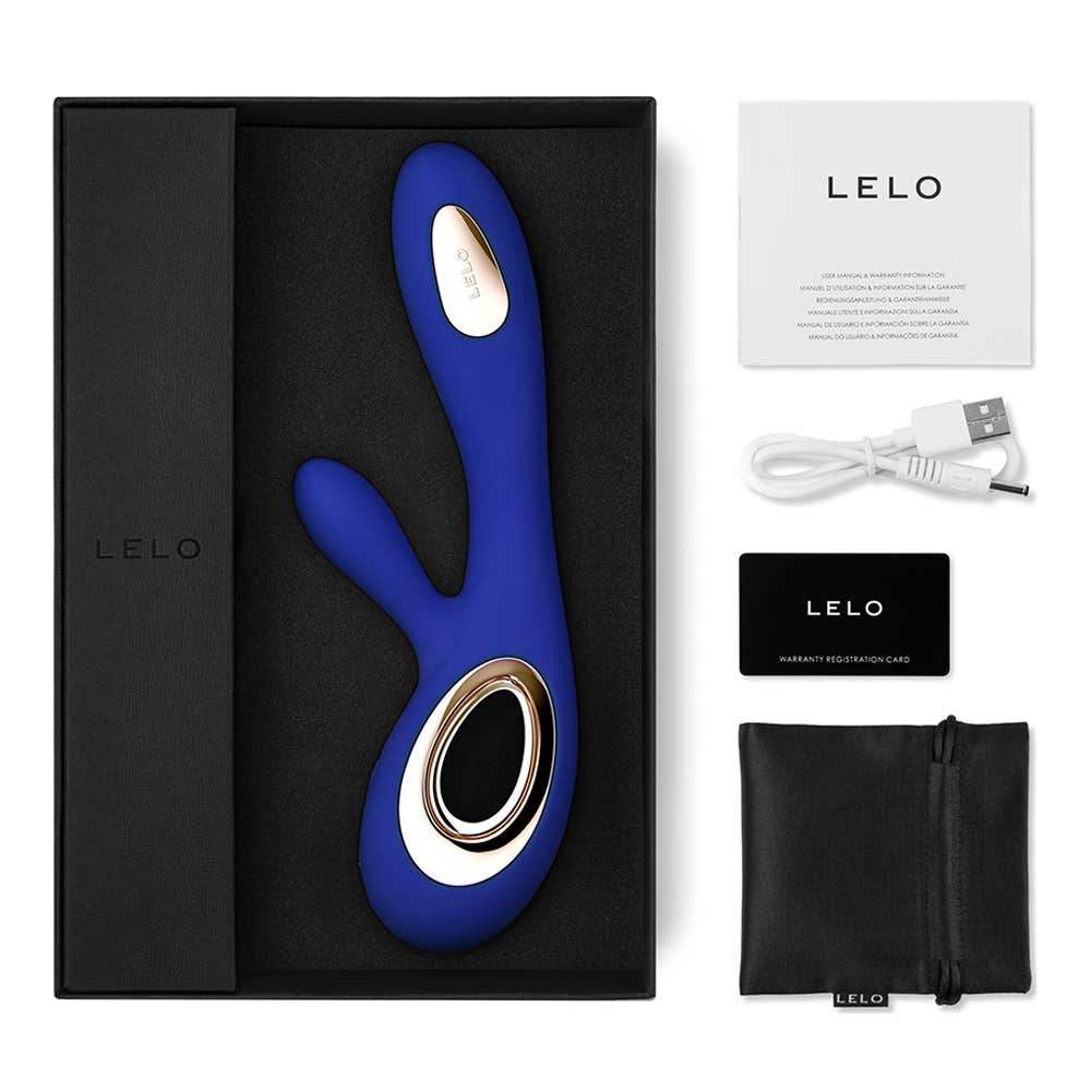 LELO - Soraya Wave™ - Midnight Blue, "Come-Hither" Tip - Frisky Business Adult Sex Toys Shop