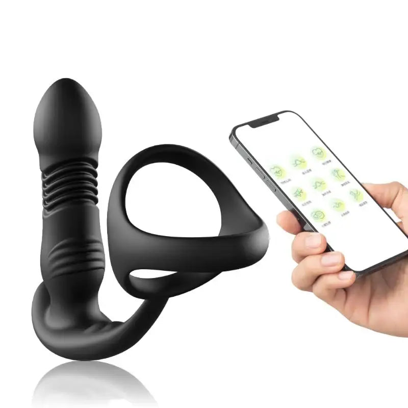 Thrustinator Trio - Retractable Vibrating Prostate Massager - Frisky Business Adult Sex Toys Shop