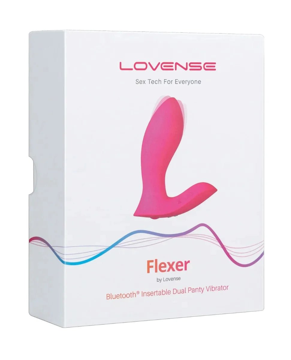 Lovense Flexer - Bluetooth Insertable Dual Panty Vibrator - FRISKY BUSINESS SG