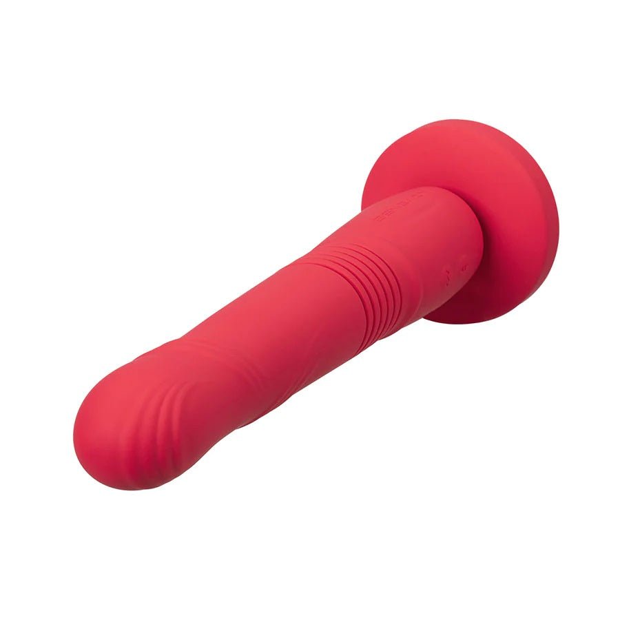Lovense Gravity App-Controlled, Automatic Thrusting & Vibrating Suction Cup Dildo - FRISKY BUSINESS SG