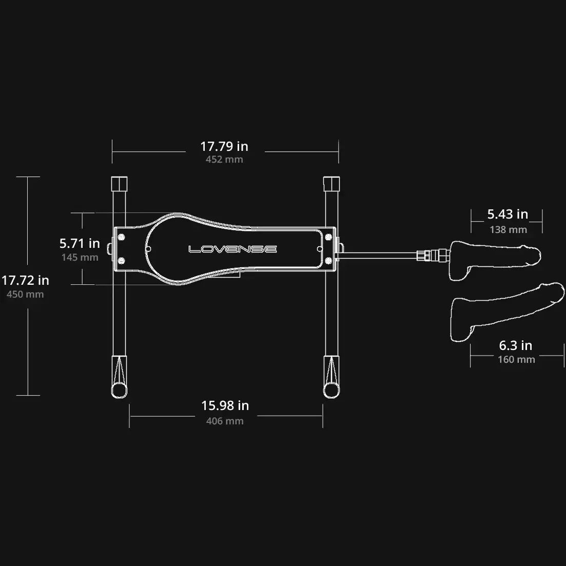 Lovense - Powerful Sex Machine - Frisky Business Adult Sex Toys Shop