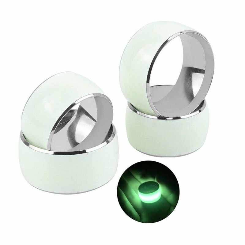Luminous Stainless Steel Cock Ring - Frisky Business Adult Sex Toys Shop