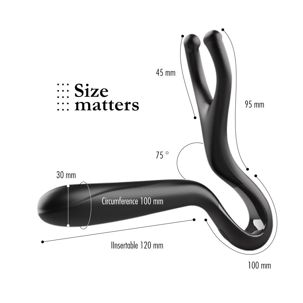 Max Vibrating and Wiggling Prostate Massager - FRISKY BUSINESS SG