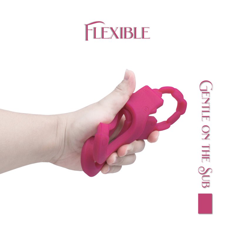 Novelty Silicone Handcuffs - FRISKY BUSINESS SG