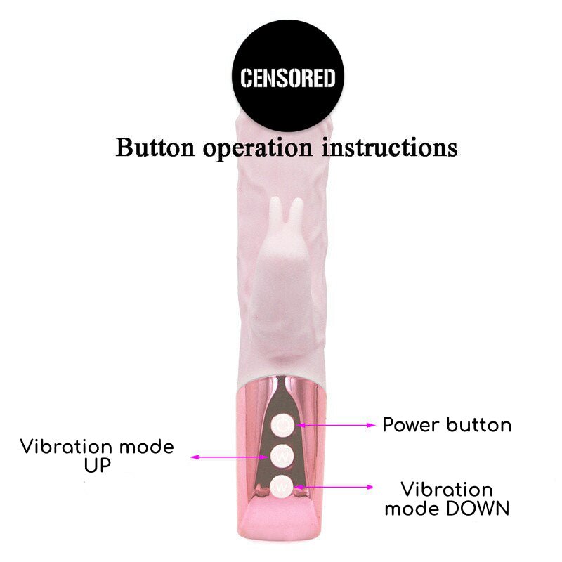Pink Rabbit Dual Vibrator - FRISKY BUSINESS SG