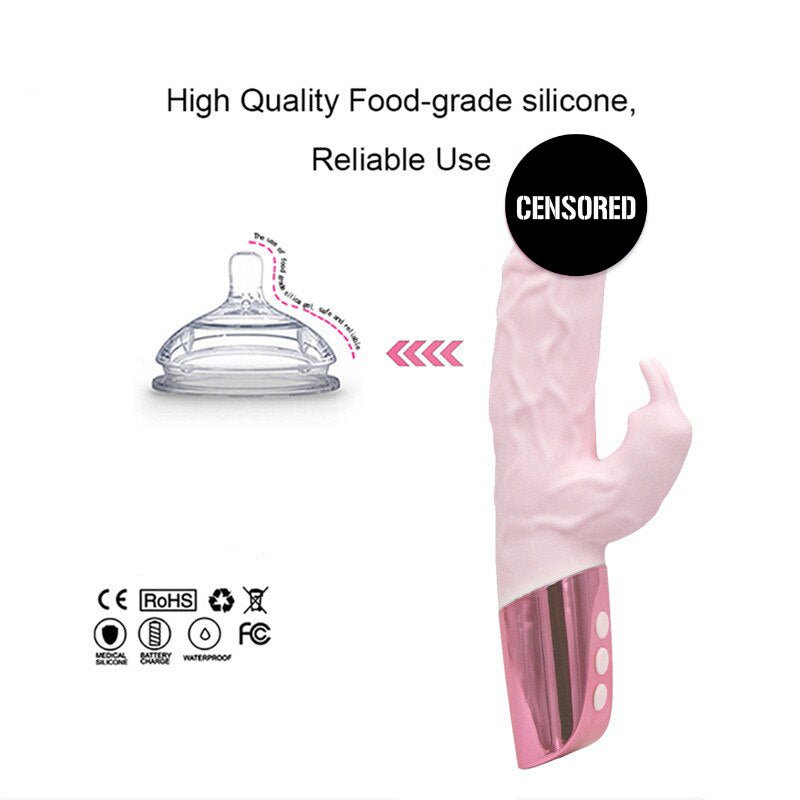 Pink Rabbit Dual Vibrator - FRISKY BUSINESS SG