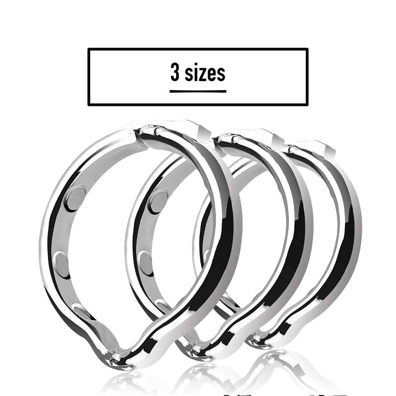 Pleasure Plunger – Stainless Steel Penis Ring - FRISKY BUSINESS SG