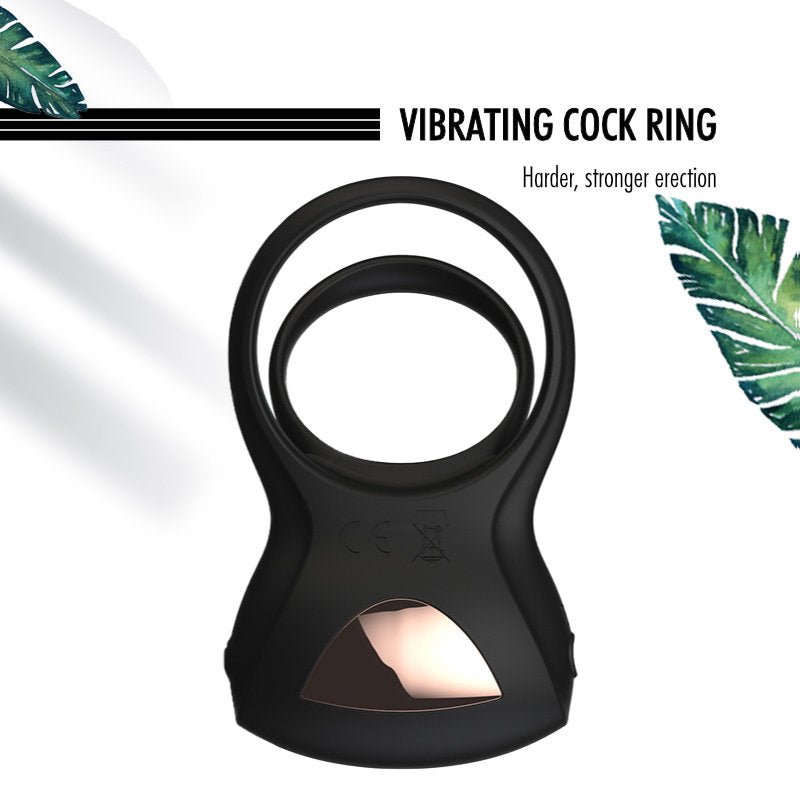 Pleasure Pulse - Vibrating Double Cock Ring - FRISKY BUSINESS SG