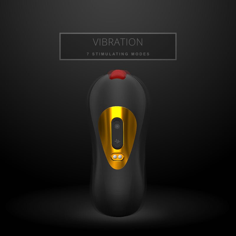 Pleasure Wheel - Vibrating Masturbator with Spinning Tongue - FRISKY BUSINESS SG