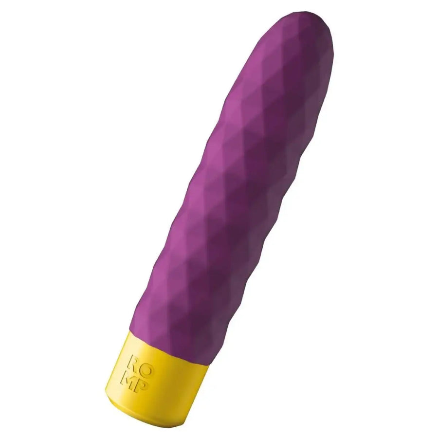 ROMP Beat Ribbed Classic Vibrator textured design ergonomic shape handheld personal care massager device Singapore