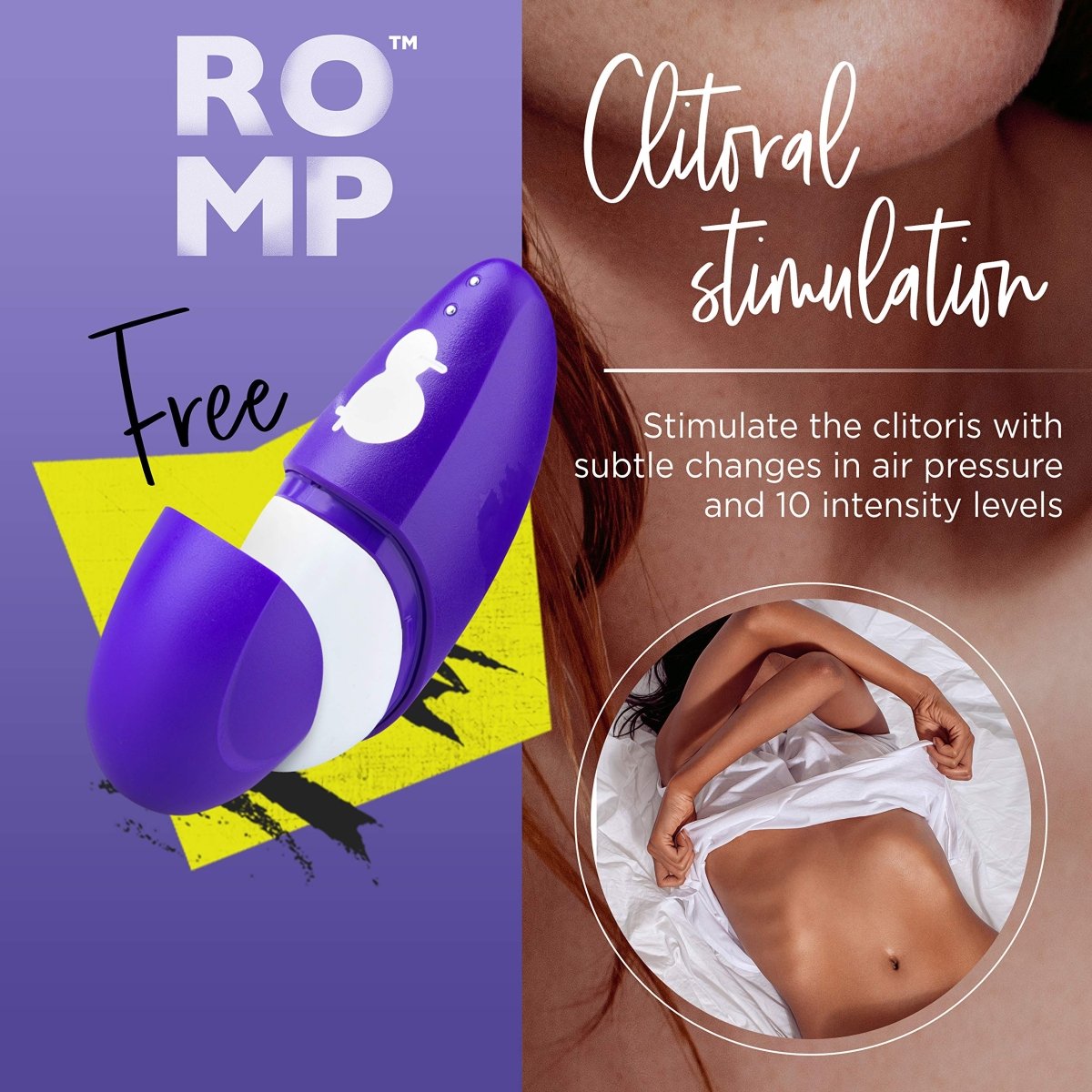 ROMP Free - Clitoral Suction Stimulator - FRISKY BUSINESS SG