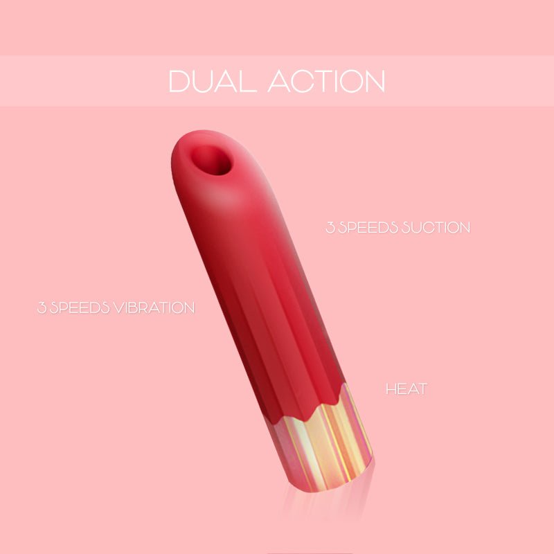 Sheila - Dual Action Clitoral Sucking Massager/Vibrator - FRISKY BUSINESS SG
