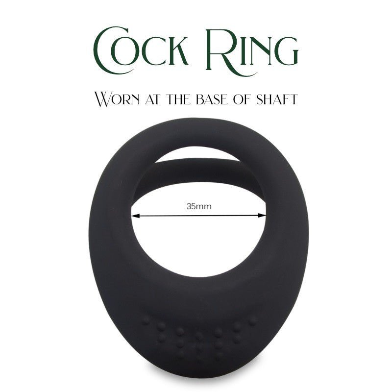 Silicone - Dual Penis Ring - FRISKY BUSINESS SG
