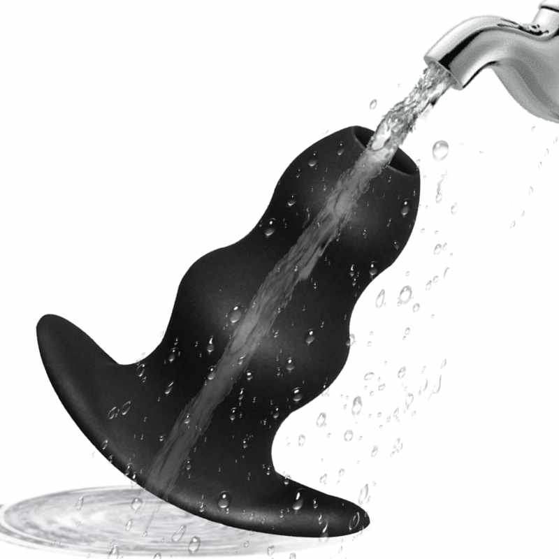 Silicone Hollow Anal Plug, Vaginal Peep/Anal Dilator/Douches/Enema - Frisky Business Adult Sex Toys Shop