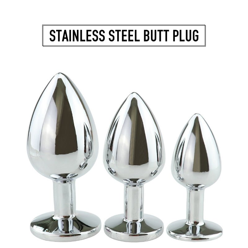 Stainless Steel Anal Plug - FRISKY BUSINESS SG