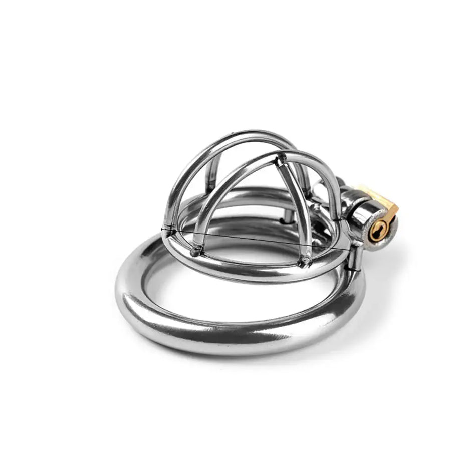 Steel Chastity Cage - Frisky Business Adult Sex Toys Shop