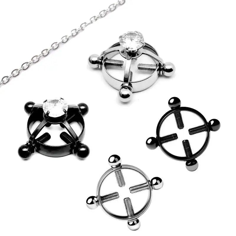 Steel Tease – Nipple Clamps - Frisky Business Adult Sex Toys Shop