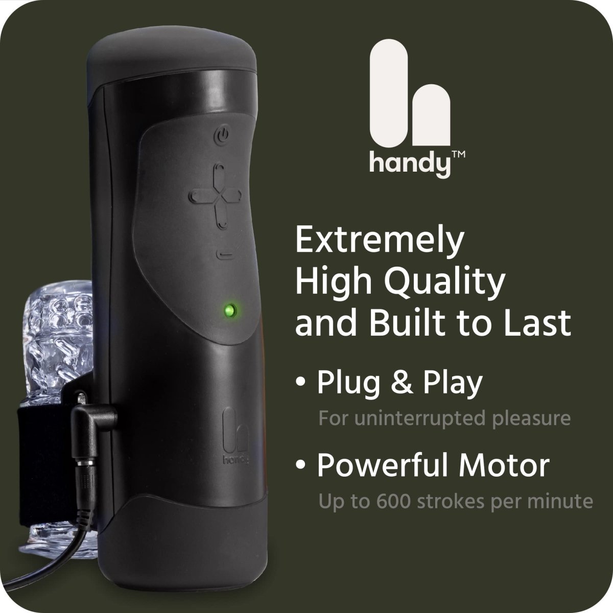 The Handy - App Controlled Interactive Bluetooth Stroker - FRISKY BUSINESS SG
