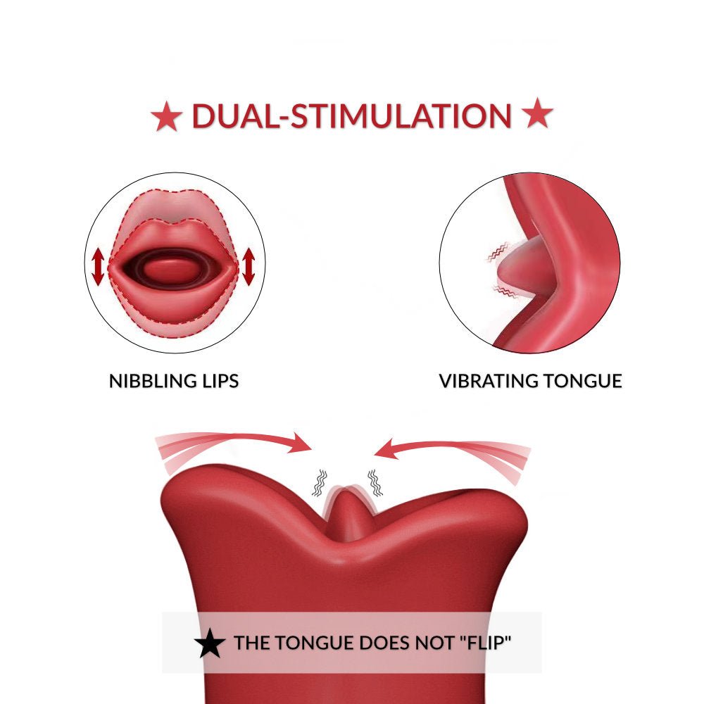 Tremble Tongue - Dual Stimulation Tongue Vibrator - FRISKY BUSINESS SG