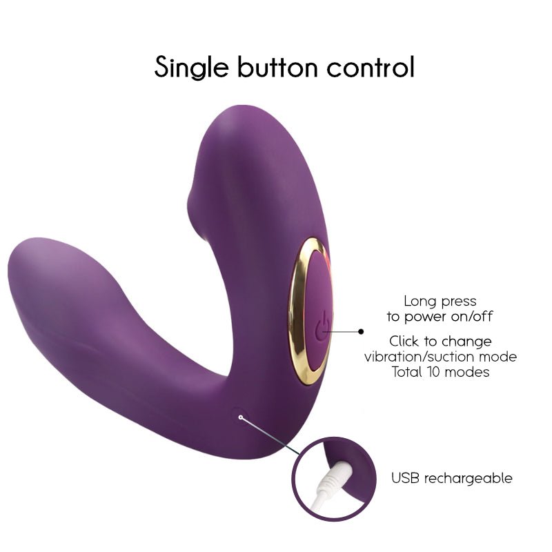 Tricia - Dual Action Oral Sex Vibrator - FRISKY BUSINESS SG