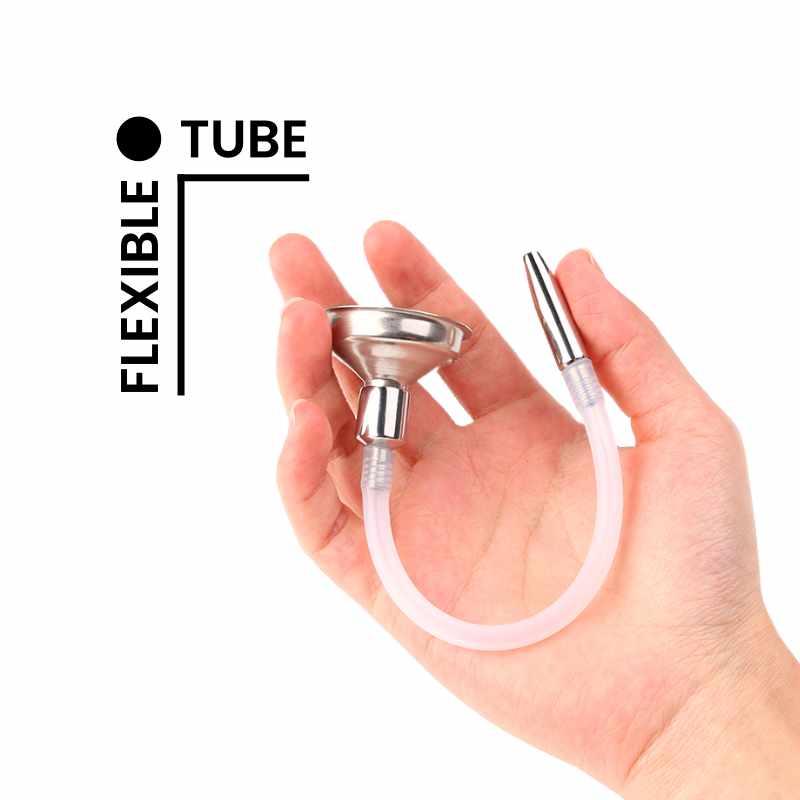 Urethral Sounding - Silicone Tube, Funnel Design - FRISKY BUSINESS SG
