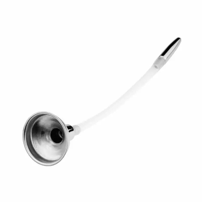 Urethral Sounding - Silicone Tube, Funnel Design - Frisky Business Adult Sex Toys Shop