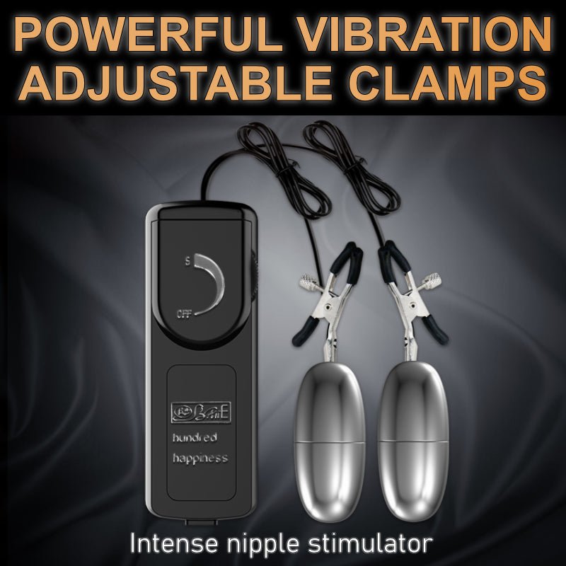 Vibrating Nipple Clamps - FRISKY BUSINESS SG