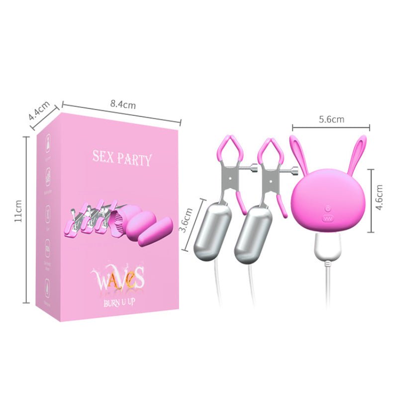 Vibrating Nipple Clamps - FRISKY BUSINESS SG