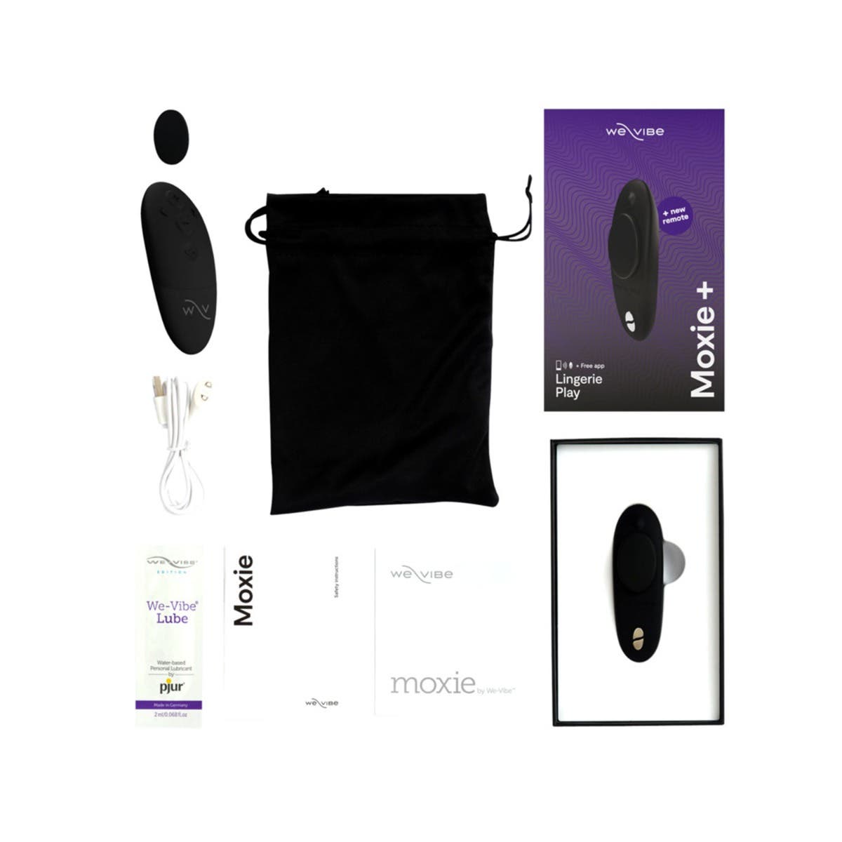 We-Vibe Moxie+ - Black - FRISKY BUSINESS SG