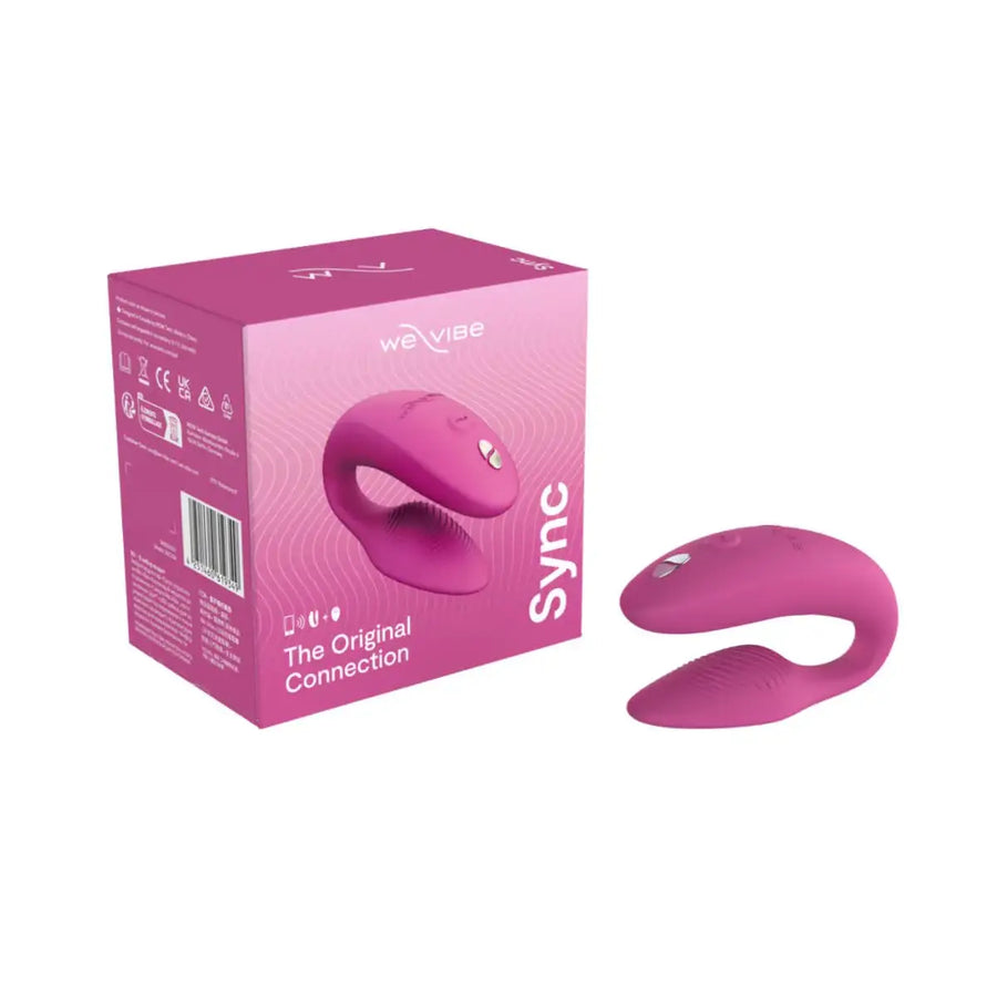 We-Vibe Sync 2 Pink adjustable wearable couples vibrator for intimate partnership and dual stimulation enhancement Singapore