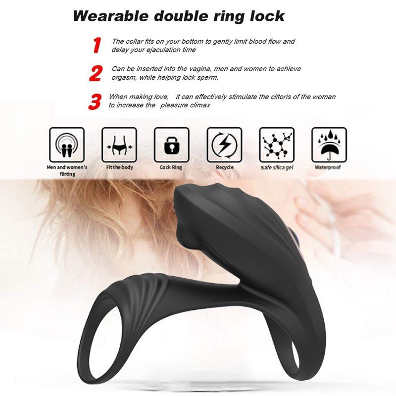 Wolverine Dual Vibrating Cock Ring - FRISKY BUSINESS SG