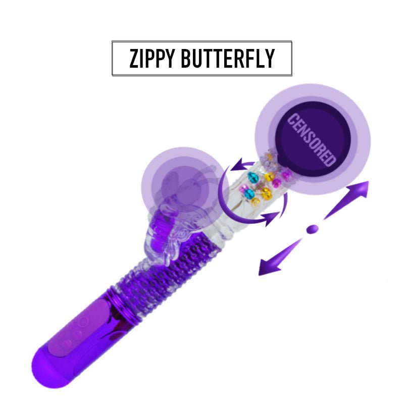 Zippy - Butterfly Vibrator - FRISKY BUSINESS SG
